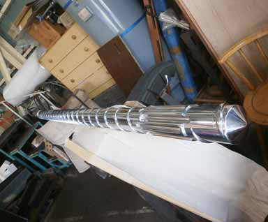 ポリエステル押出機スクリュー